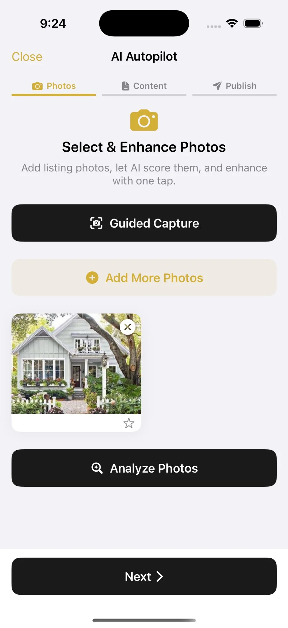 Phase 1: Select & Enhance Photos